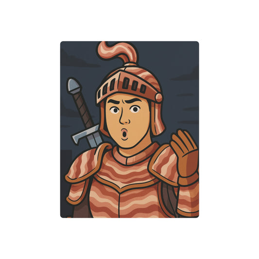 Sir Baconlot Metal Sign