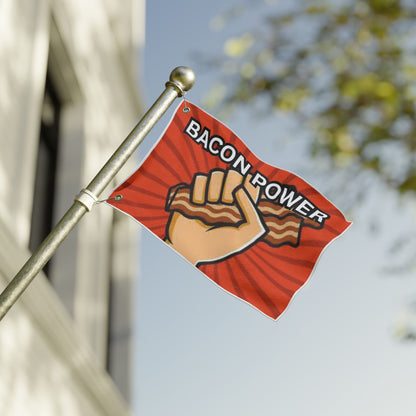 Bacon Power Double Sided Flag