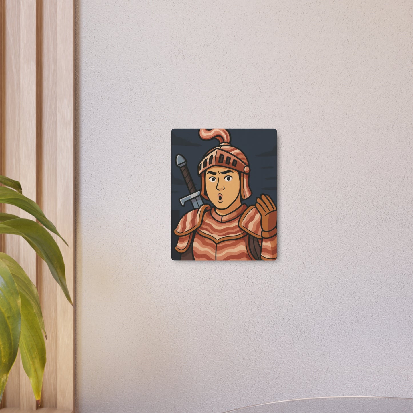 Sir Baconlot Metal Sign