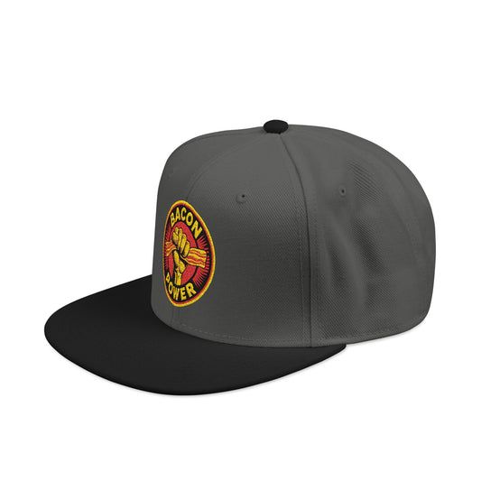 Bacon Power Snapback Hat
